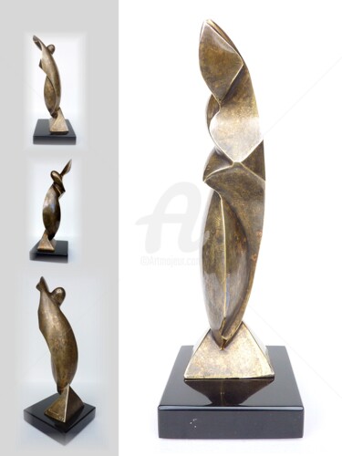Sculpture intitulée "Accomplissement" par Didier Poisson, Œuvre d'art originale