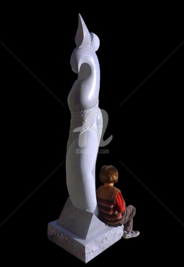 Sculpture intitulée "Chevaleresque" par Didier Poisson, Œuvre d'art originale