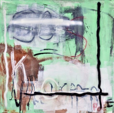Картина под названием "Saturation" - Pol Attard, Подлинное произведение искусства, Акрил Установлен на Деревянная рама для н…