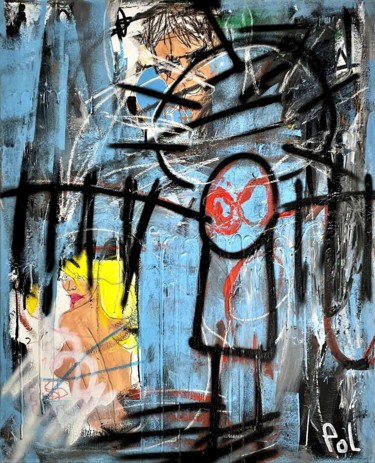 Картина под названием "demon of love" - Pol Attard, Подлинное произведение искусства, Акрил