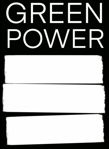 Painting titled "Green power" by Pol Attard, Original Artwork, Digital Painting