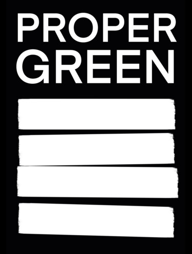 Peinture intitulée "Proper green" par Pol Attard, Œuvre d'art originale, Peinture numérique