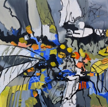 Peinture intitulée "Butterfly" par Pol Ledent, Œuvre d'art originale, Huile Monté sur Châssis en bois