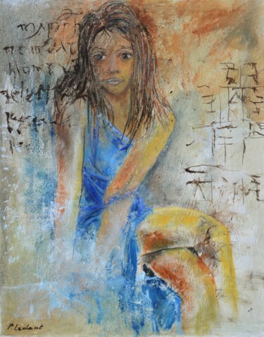 Peinture intitulée "Carla" par Pol Ledent, Œuvre d'art originale, Huile Monté sur Châssis en bois