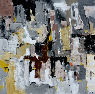 Peinture intitulée "Shades of grey" par Pol Ledent, Œuvre d'art originale, Huile Monté sur Châssis en bois
