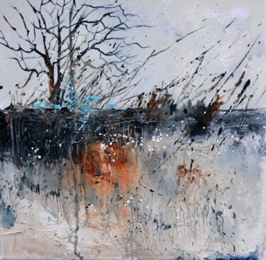 제목이 "Roots"인 미술작품 Pol Ledent로, 원작, 기름 나무 들것 프레임에 장착됨
