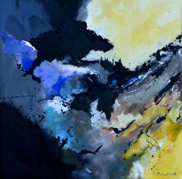 Картина под названием "Stormy" - Pol Ledent, Подлинное произведение искусства, Масло Установлен на Деревянная рама для носил…