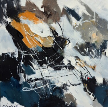 Картина под названием "Snowfall" - Pol Ledent, Подлинное произведение искусства, Масло Установлен на Деревянная рама для нос…