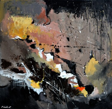 Painting titled "Stairway to heaven" by Pol Ledent, Original Artwork, Oil Mounted on Wood Stretcher frame