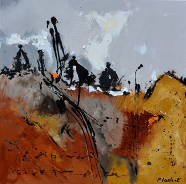 Ζωγραφική με τίτλο "Battle field" από Pol Ledent, Αυθεντικά έργα τέχνης, Λάδι Τοποθετήθηκε στο Ξύλινο φορείο σκελετό