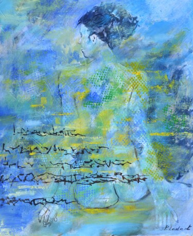 Картина под названием "Nadia" - Pol Ledent, Подлинное произведение искусства, Масло Установлен на Деревянная рама для носилок