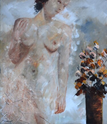 Картина под названием "Helena 67" - Pol Ledent, Подлинное произведение искусства, Масло Установлен на Деревянная рама для но…