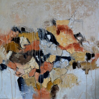 Malarstwo zatytułowany „Dusk in the frame” autorstwa Pol Ledent, Oryginalna praca, Olej Zamontowany na Drewniana rama noszy