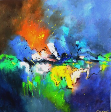 Peinture intitulée "Antithesis of Pierr…" par Pol Ledent, Œuvre d'art originale, Huile Monté sur Châssis en bois