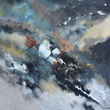 Картина под названием "Himalaya" - Pol Ledent, Подлинное произведение искусства, Масло Установлен на Деревянная рама для нос…