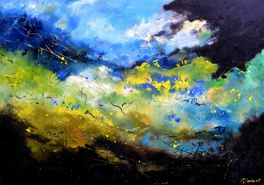 Painting titled "The ride of the Val…" by Pol Ledent, Original Artwork, Oil Mounted on Wood Stretcher frame