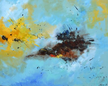 Картина под названием "Spectrum" - Pol Ledent, Подлинное произведение искусства, Масло Установлен на Деревянная рама для нос…