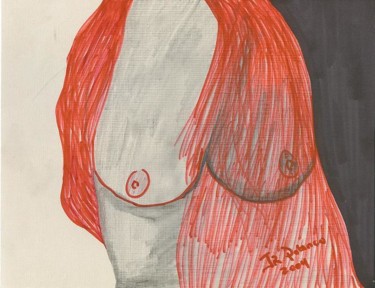 Painting titled "Woman Del Callao" by Junior Polanck, Original Artwork