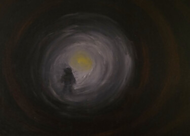 Peinture intitulée "Lueur d’espoir" par Polartsventures, Œuvre d'art originale, Acrylique