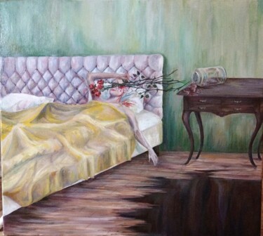 Painting titled "The last Gero of th…" by Polina Lapteva, Original Artwork, Oil