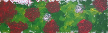 Peinture intitulée "La verte praire." par Polina, Œuvre d'art originale, Acrylique