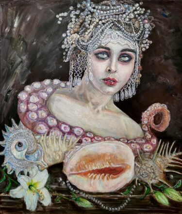 Картина под названием "The Still life with…" - Polina Olekhnovich, Подлинное произведение искусства, Акрил