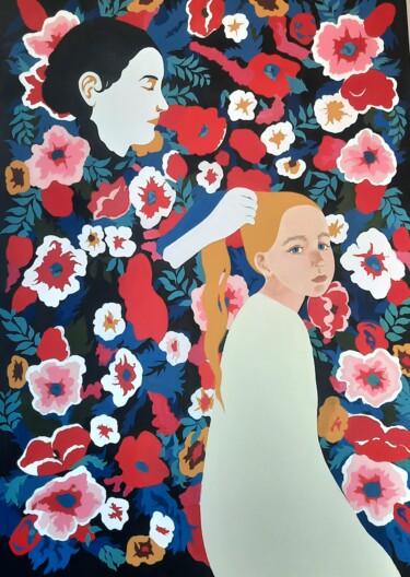 "Memory" başlıklı Tablo Polina Shibanova tarafından, Orijinal sanat, Zamklı boya Ahşap Sedye çerçevesi üzerine monte edilmiş