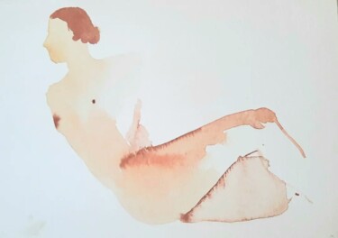 Рисунок под названием "Aphrodite" - Polina Shibanova, Подлинное произведение искусства, Акварель