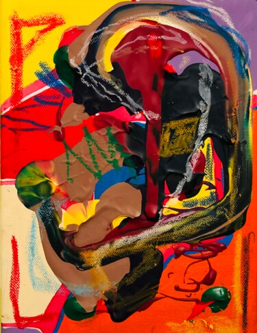 Картина под названием "New Art" - Polina Welscher, Подлинное произведение искусства, Акрил Установлен на Деревянная рама для…