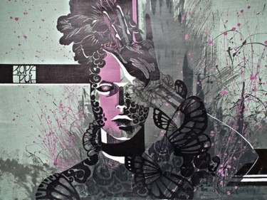 Рисунок под названием "Крылья бабочки" - Полина Андронова, Подлинное произведение искусства