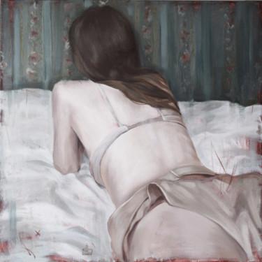 Картина под названием "Stranger" - Polina Kharlamova, Подлинное произведение искусства, Масло