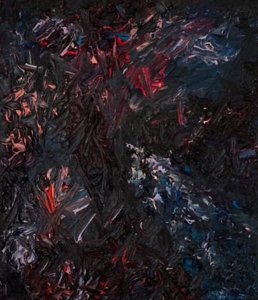 Картина под названием "Mysticism" - Polina Zhadko, Подлинное произведение искусства, Масло Установлен на Деревянная рама для…