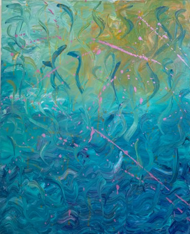 Painting titled "Sea box" by Polina Zhadko, Original Artwork, Acrylic