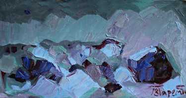 Картина под названием "Холод" - Полина Заремба, Подлинное произведение искусства, Масло