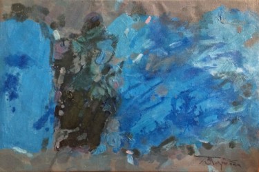 Картина под названием ""Морской прибой"" - Полина Заремба, Подлинное произведение искусства, Масло