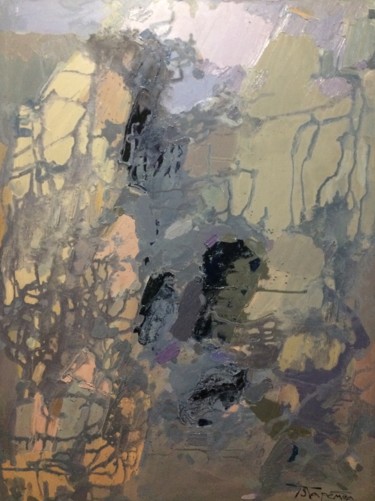 Картина под названием "Полдень" - Полина Заремба, Подлинное произведение искусства, Масло