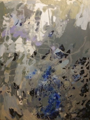 Картина под названием "Апплике" - Полина Заремба, Подлинное произведение искусства, Масло