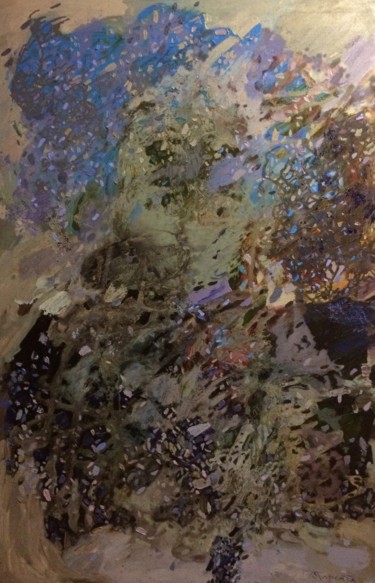 Painting titled "Сен-Тропе зимой" by Polina Zaremba, Original Artwork, Oil