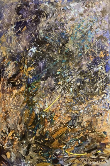 Картина под названием ""Вечер"" - Полина Заремба, Подлинное произведение искусства, Масло
