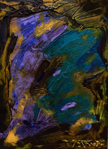 Картина под названием "Сирень. Май" - Полина Заремба, Подлинное произведение искусства, Масло