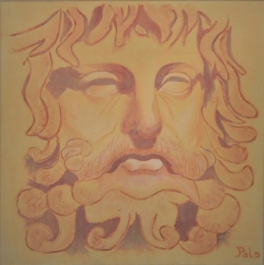 Peinture intitulée "ANTIQUUS DEUS" par Polo'S Paintings, Œuvre d'art originale, Acrylique