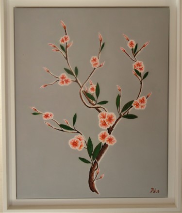 Painting titled "HANAMI" by Polo'S Paintings, Original Artwork, Acrylic