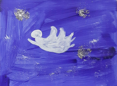 Картина под названием "Shine Original ACEO…" - Poly, Подлинное произведение искусства, Акрил