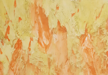 Painting titled "Fire. Abstraction (…" by Poly, Original Artwork, Wax