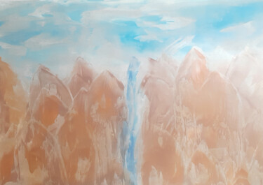 Schilderij getiteld "Grand Canyon. USA (…" door Poly, Origineel Kunstwerk, Was