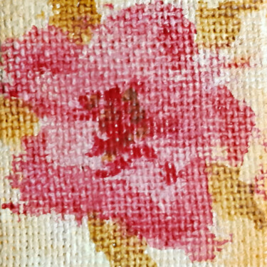 Pintura intitulada "Mini Flower (waterc…" por Poly, Obras de arte originais, Aquarela Montado em Cartão