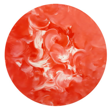 In a fit of passion Fluid art (original art on canvas) Painting titled "In a fit of passion…" by Vera Polyachenko, Original Art, Acrylic Mounted on Other rigid panel