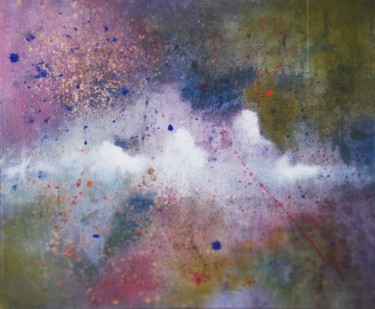 Peinture intitulée "abstraction" par Justine Pont, Œuvre d'art originale, Acrylique