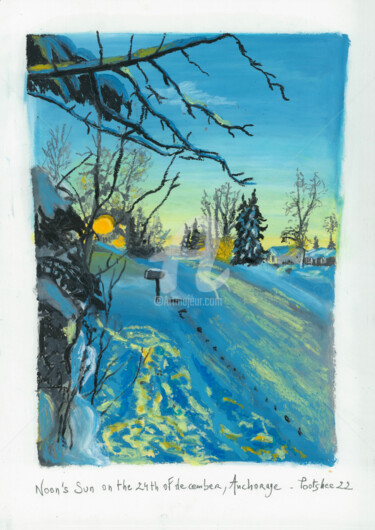 Drawing titled "16-Noon's-Sun-Ancho…" by Pootshee, Original Artwork, Pastel