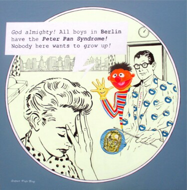 Pintura intitulada "Berlin Syndrome (Po…" por Pop Art By Super Pop Boy, Obras de arte originais, Acrílico